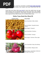 Download Daftar Nama Buah Dari Huruf H by wwwbuahazcom SN321816630 doc pdf