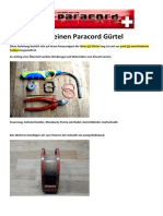 Tutorial Paracord Gurt Belt PDF