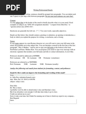 How to Write Professional Email