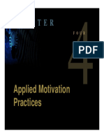 C H A P T E R: Applied Motivation Practices