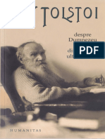 Lev Tolstoi Despre Dumnezeu Şi Om