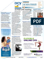 Pharmacy Daily For Mon 22 Aug 2016 - Joint PSA-CPA Meeting, PSNZ Pharmacist of The Year, QLD PATY Named, Weekly Comment and Much More