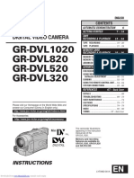 JVC GR-DVL320/GR-DVL520/GR-DVL820/GR-DVL1020 Instructions Manual