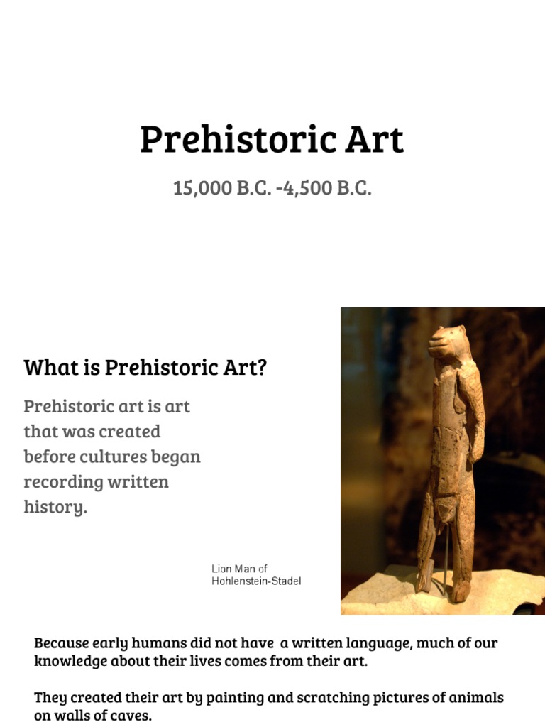 Реферат: Prehistoric Art And Art Of The Ancient