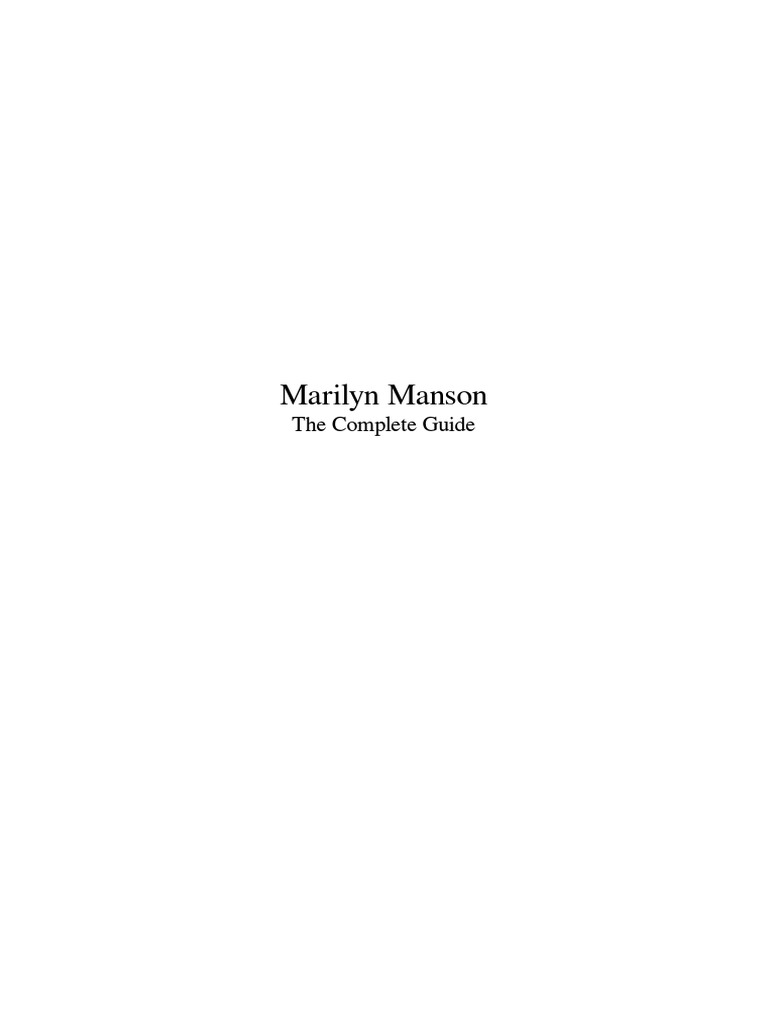 Scaredy Cat Lyrics Marilyn Manson( Brian Hugh Warner ) ※