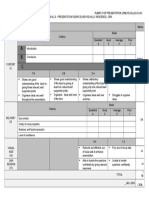 Presentation (Rubrics)