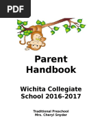 Parent Handbook 2016-2017