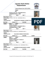 Evergreen Park Arrests Aug. 8-Aug. 17, 2016