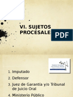 Sujetos Procesales