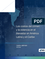 Los Costos Del Crimen y La Violencia en El Bienestar en América Latina y El Caribe
