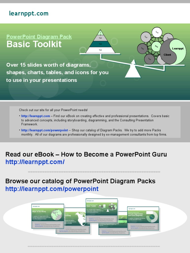 Basic Toolkit: Powerpoint Diagram Pack | PDF | Business