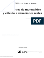 Aplicaciones de Matem Tica y C Lculo A Situaciones Reales