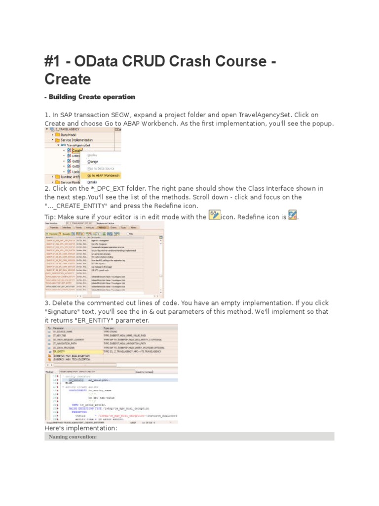 Odata CURD Operation | PDF | Computer Programming | Software Engineering