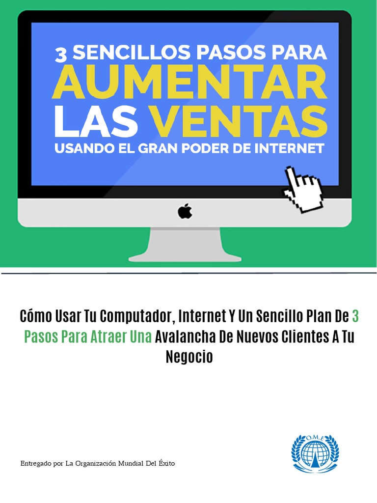 3 Pasos para Aumentar Ventas | PDF | Marketing | Internet