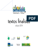 Textos finalistas edição 2014