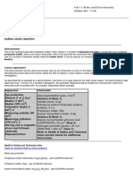 Iodine Clock Reaction PDF