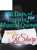 100 Days of Inspiring Musical Quotes