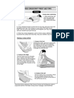 Red Crescent First Aid Tips: Cramp