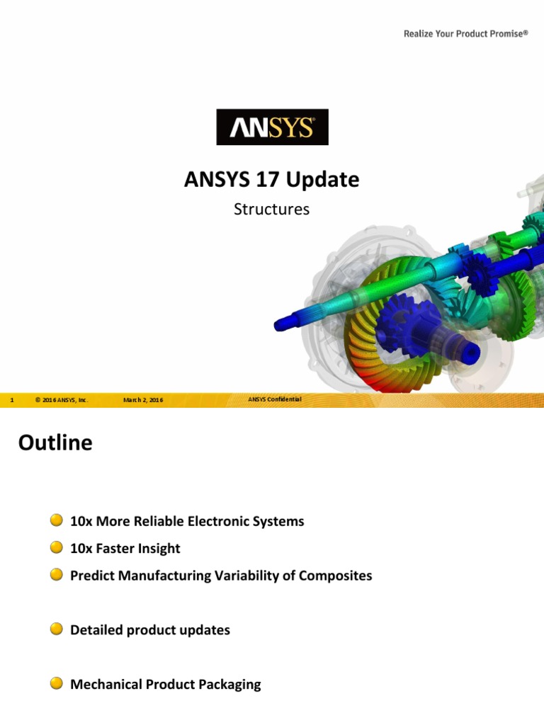 Ansys Mechanical 17 Update PDF | PDF | Simulation | Composite Material