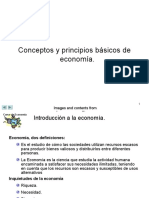 Conceptos y Principios Básicos de La Economía.