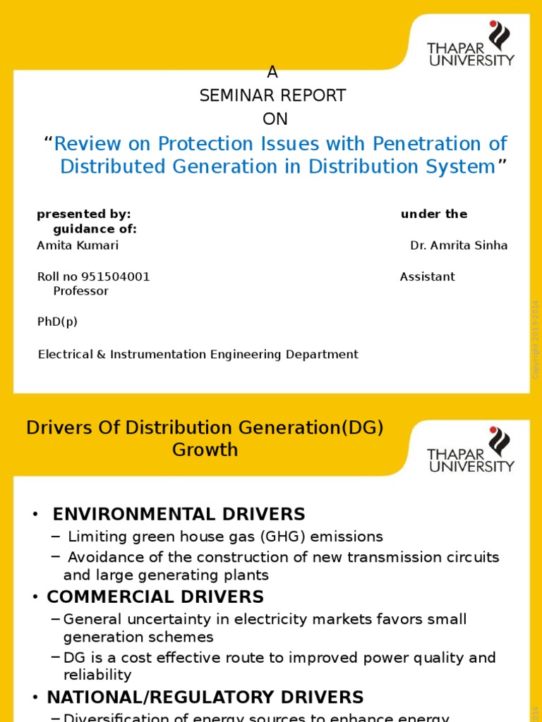 Distributed Generation | PDF | Distributed Generation | Fuse (Electrical)