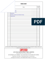 Afcons Infrastructure Limited: Index Sheet