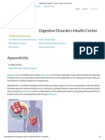 Appendicitis Symptoms, Causes, Surgery, and Recovery PDF