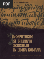 P.P. Panaitescu INCEPUTURILE SI BIRUINTA SCRISULUI IN ...