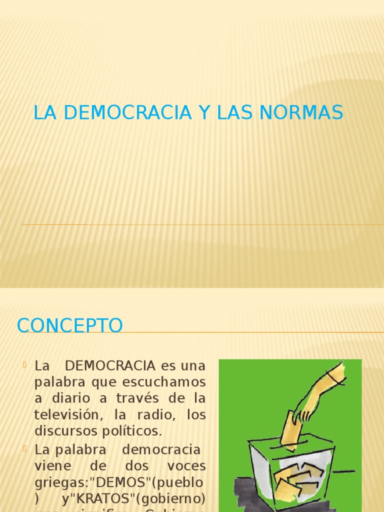 La Democracia y Las Normas | PDF | Democracia | Ideologías políticas