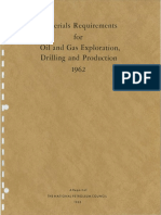 1963-Materials Requirements-Oil and Gas Exploration-Drilling-Production PDF