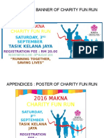 Banner & Poster for Makna Charity Fun Run in Sep 2016