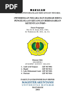 Download Penerimaan Negara  Daerah Serta Pengelolaan Keuangan PNBP by Johan Satriajaya SN321875148 doc pdf