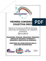 Primera convencion colectiva unica  2013-2014 -Finalmente aprobada y suscrita por el MPPES-.pdf