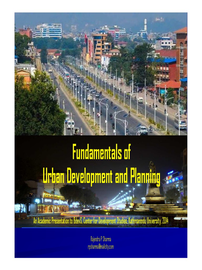 Fundamentals Of Urban Planning And Devel Pdf Pdf Urban Planning
