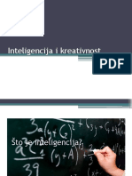 Inteligencija I Kreativnost