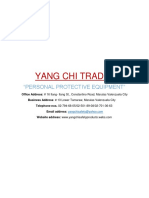 Yang Chi Trading: "Personal Protective Equipment"