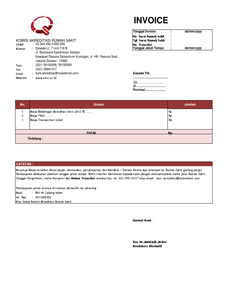 Master Invoice Kars