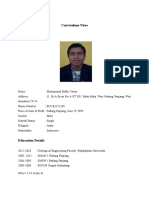 Curriculum Vitae Personal Details