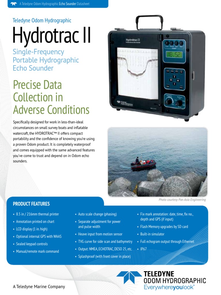 Hydrotrac II Datasheet LR | PDF | Equipment | Electronics