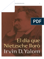 El Dia Que Nietzsche Lloro
