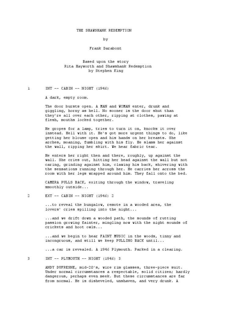 The Shawshank Redemption | PDF | Prison | Leisure