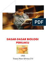 Materi Elearning 6 Nov 2012 Dasar Biologi Dalam Perilaku