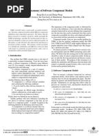 A Taxonomy of Software Component Models