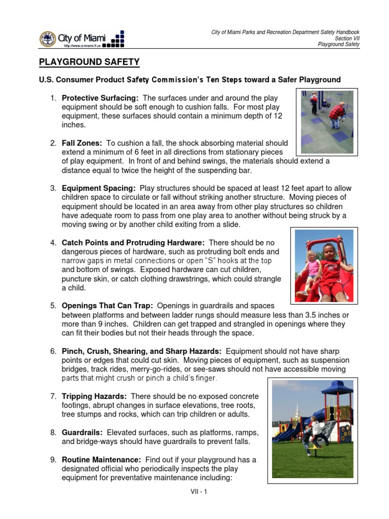 15 P&R VII Playground Safety | PDF | Playground | Nature