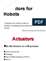 Actuators in Robotics