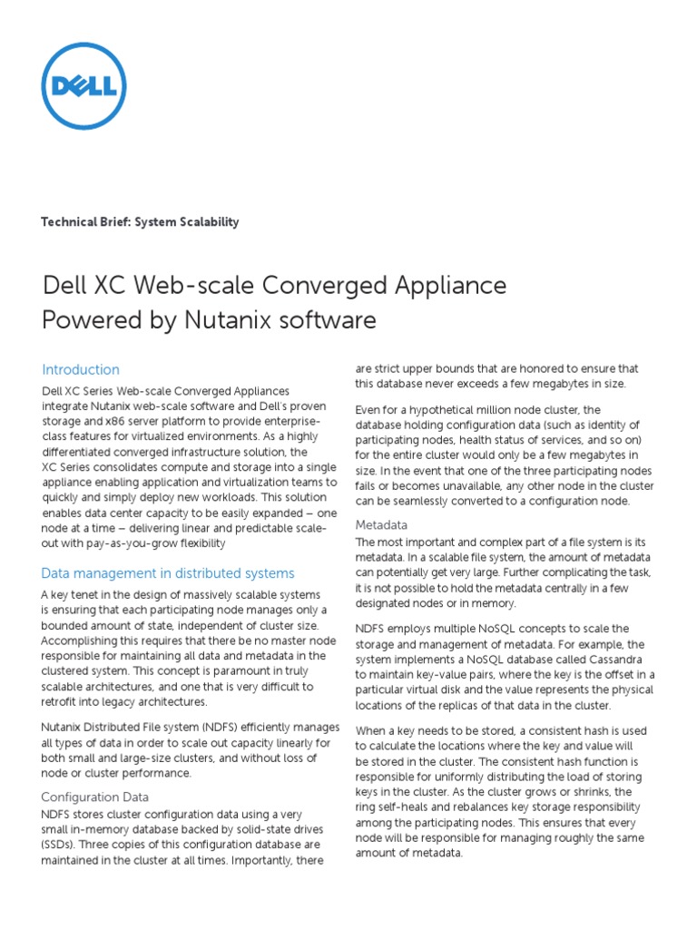 TB XC Appliance System Scalability 092514 | PDF | Scalability ...
