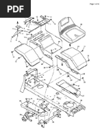 Murray Model 46254X15B Lawn Tractor (1996) Parts List PDF