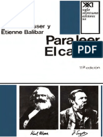ALTHUSSER Louis - BALIBAR Etienne - para Leer El Capital PDF