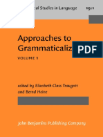 Aproaches or Gramamticalization PDF