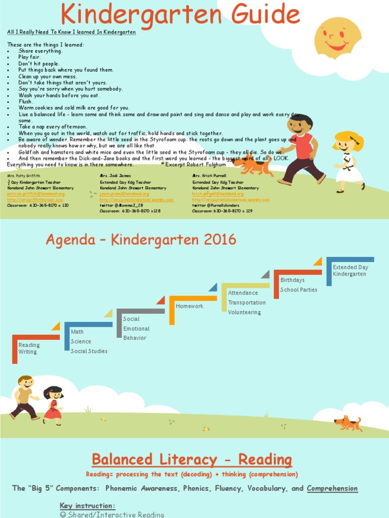 Kindergarten intelligence overview